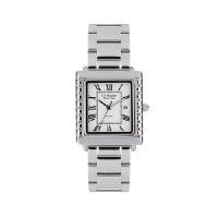 ราคา US MASTER POLO CLUB นาฬิกาข้อมือ รุ่น FIRST LADY ROMAN SQUARE DATE WHITE (YC36475)
