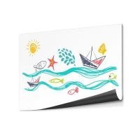 ราคา Deli กระดานไวท์บอร์ดติดผนัง รุ่น EV354-3 ขนาด 80x120cm. (YD06652)