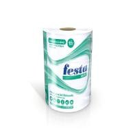 ราคา FESTA กระดาษชำระม้วนใหญ่ รุ่น SAVVY หนา 1 ชั้น สีขาว ขนาด 550 ม. (12 ม้วน) (0094700)