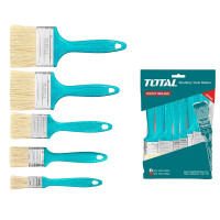 ราคา TOTAL แปรงทาสี ด้ามพลาสติก รุ่น THT8450801 ขนาด 1 นิ้ว 1.5 นิ้ว 2 นิ้ว 3 นิ้ว 4 นิ้ว (ชุด 8 ชิ้น) (YA25660)