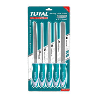 ราคา TOTAL ตะไบเหล็ก รุ่น THT918516 5 ตัวชุด ความยาว 200 มม. (กลม+แบน+ท้องปลิง+สี่เหลี่ยม+สามเหลี่ยม) (YA25679)