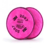 ราคา 3M แผ่นกรองฝุ่นละออง P100 รุ่น 2097 สีชมพู (แพ็ค 2 ชิ้น) (9A06660)