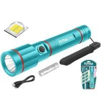 ราคา Total ไฟฉาย LED ชาร์จไฟได้ รุ่น TCFL1865051 โทเทิล TCFL1865051 ตัว (YD28562)