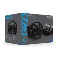 ราคา LOGITECH ชุดจอยพวงมาลัยสำหรับเกมมิ่ง TRUEFORCE G923 รองรับ PC, PS4, PS5 (YA27993)