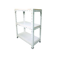 ราคา (Pre) PK ชั้นเหล็กฉาก สีขาว ขนาด 30x60x80 ซม. 3 ชั้น (YC63411)