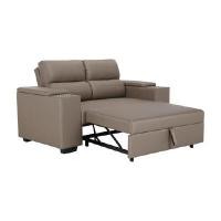 ราคา INDEX LIVING MALL โซฟาเบดพีวีซี 2 ที่นั่ง รุ่นโดมินิค สีน้ำตาล (YA26279)