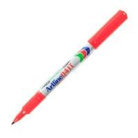 ราคา ARTLINE ปากกามาร์คเกอร์ขนาด 2 หัว สีแดง EK-041T (1081262)