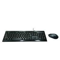 ราคา HP ชุดคอมโบเมาส์และคีย์บอร์ด แบบมีสาย รุ่น KM10 สีดำ (4096495)