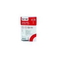 ราคา ONE ถุงพลาสติกใส หนา 0.22 มม. ขนาด 3x5 นิ้ว น้ำหนัก 1 กก. (0011204)