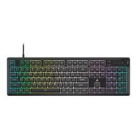 ราคา CORSAIR คีย์บอร์ดเกมมิ่งปุ่มยาง รุ่น K55 RGB PRO สีดำ (แป้นพิมพ์ TH/EN) พร้อมปุ่มมาโครแยก 6 ปุ่ม (YD26493)