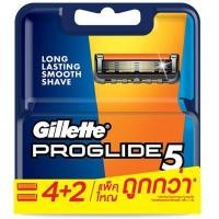ราคา GILLETTE ใบมีดโกน รุ่นฟิวชั่นโปรไกลด์ (แพ็ค 4 ชิ้น ฟรี 2 ชิ้น) (YD29223)