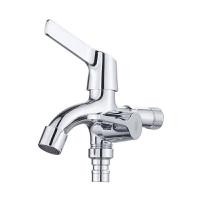 ราคา DUSS ก๊อกน้ำล้างพื้น แบบติดผนัง รุ่น V05X-P-P 2in1 ทางน้ำ 2 ทาง (YC07504)