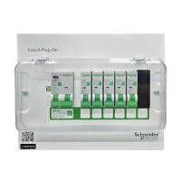 ราคา SCHNEIDER ตู้คอนซูมเมอร์ยูนิตครบชุด 6 ช่อง เมนกันดูด 63A Easy9 รุ่น SSEZ9PL10660RC สีขาว (YD14094)