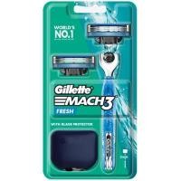 ราคา GILLETTE ใบมีดโกนพร้อมด้ามมัคทรีพลัส 1 ชุด (ด้ามมีดโกน 1 ชิ้น + ใบมีดโกน 2 ชิ้น) (YD28519)