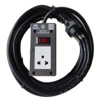 ราคา ชุดเต้ารับ 1 ช่อง 1 สวิตซ์ 5เมตร 3500W 16A B1-2 ยูนิค Nonsense สีขาว-ดำ (Y091436)