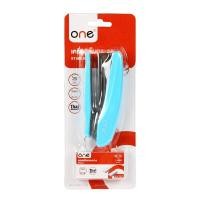 ราคา ONE เครื่องเย็บกระดาษ ฟ้า รุ่น HS405-100 แถมฟรีลวดเย็บ No. 10 1 กล่อง (2004412)