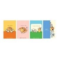 ราคา DOUBLE A สมุดมุงหลังคา B5 80 แกรม 40 แผ่น รุ่น Ohige No Pon B5 คละสี (5098084)