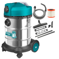 ราคา TOTAL เครื่องดูดฝุ่น + เป่าลม (ดูดน้ำ - ดูดแห้ง) 1400 วัตต์ รุ่น TVC14301 ( Vacuum Cleaner ) (YA27222)
