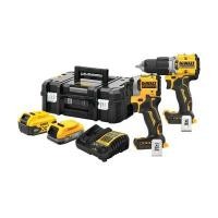 ราคา ชุดสว่านกระแทกพร้อมไขควงกระแทกไร้สาย 20V Max Brushless DeWALT DCK2050P1E1T-B1 เหลือง-ดํา ชุด (YD30195)