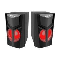ราคา SIGNO ลำโพง SAGGIO SP-614 สีดำ (3W X 2, ขนาด 2 นิ้ว, เชื่อมต่อ AUX 3.5MM สำหรับคอมพิวเตอร์ โน้ตบุ๊ก มือถือ แท็บเล็ต) (YD31066)