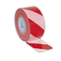 ราคา T-SAFE เทปกั้นพื้นที่ ลายขาว-แดง รุ่น EURO TAPE ขนาด 3 นิ้ว x 500 เมตร ยืดได้ 2.5 เท่า (YC55840)
