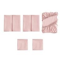ราคา KASSA HOME ชุดผ้าปูที่นอน 6 ฟุต รุ่น WS-6PK สีชมพู (ชุด 5 ชิ้น) (YD22472)