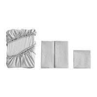 ราคา KASSA HOME ชุดผ้าปูที่นอน 3.5 ฟุต รุ่น WS-3.5GY สีเทา (ชุด 3 ชิ้น) (YD22452)