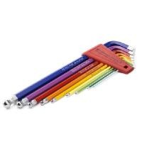 ราคา PB SWISS TOOLS ชุดประแจหกเหลี่ยมหัวบอลตัวยาวหลากสี 9ชิ้น ขนาด 1.5-10มิล รุ่น 212.LH-10RB (YA40107)