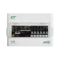 ราคา ตู้คอนซูมเมอร์ยูนิตสําเร็จครบชุด 6 ช่อง เมนกันดูด 50A CT ELECTRIC CTM-R6 50A ขาว ชุด (YD31862)
