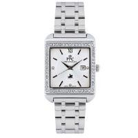 ราคา PARIS POLO CLUB นาฬิกาข้อมือ รุ่น DORÉE DIAMANT CLASSIC DATE PPC-DG09-WE สีขาว (YC35528)