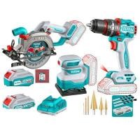 ราคา TOTAL ชุดเครื่องมือช่างไร้สาย 20V รุ่น TOSLI241193 (ชุด 3 ชิ้นพร้อมแบตเตอรี่) (YD29263)