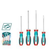 ราคา TOTAL ชุดไขควงหัวแม่เหล็ก แฉก-แบน รุ่น TKSDS0426 จำนวน 4 ชิ้น (YD28789)