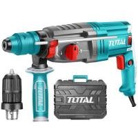 ราคา TOTAL สว่านโรตารี่ 3 ระบบ (หัวถอดเปลี่ยนได้) รุ่น TH309288-2 กำลังไฟ 950 วัตต์ ขนาด 28 มม. (YD28311)
