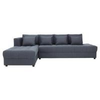 ราคา INDEX LIVING MALL โซฟาผ้า L-SHAPE ด้านขวา รุ่นเอลเบิร์ท สีเทาเข้ม ขนาด 288x186x72.5 ซม. (YA26151)