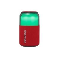 ราคา SHERMAN ลำโพงบลูทูธมินิแบบพกพา รุ่น BS-55 สีแดง (YD32057)