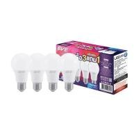 ราคา EVE LIGHTING หลอดไฟ LED A60 E27 7W DAYLIGHT แพ็ก 4 หลอด (YD31707)