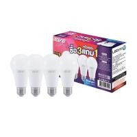 ราคา EVE LIGHTING หลอดไฟ LED A60 ขั้ว E27 รุ่น Standard แสง Daylight กำลังไฟ 13 วัตต์ (แพ็ค 4 หลอด) (YD31705)