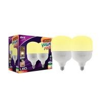 ราคา EVE LIGHTING หลอดไฟ LED E27 50W HIGH WATT SHOP BULB WARM WHITE (บรรจุ 2 หลอด) (YD31727)