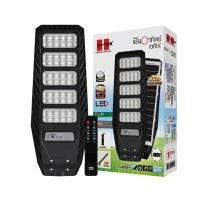 ราคา HI-TEK โคมไฟถนนโซลาร์เซลล์พร้อมขาจับ LED 400W รุ่น HFSSX0400D สีดำ (YD31842)