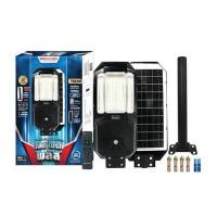 ราคา RACER โคมไฟถนนโซลาร์เซลล์ LED MULTIBRIGHT PLUS 720W DAYLIGHT พร้อมเสาขาจับ สีดำ (YD31845)