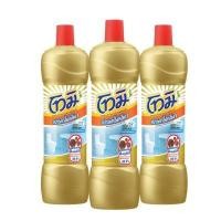 ราคา TOMI น้ำยาล้างห้องน้ำ สปาร์คกลิ้งคลีน สีทอง 850 มล. (แพ็ค 3 ขวด) (0A00255)