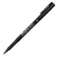 ราคา FABER-CASTELL ปากกาเขียนแผ่นใสลบไม่ได้ สีดำ ขนาด 1 มม. (M) (1120451)
