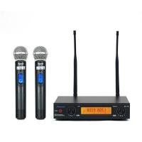ราคา ไมโครโฟนไร้สายแบบคู่ SHERMAN MIC-331 สีดำ ชุด (YA09253)
