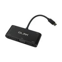 ราคา GLINK USB-C to HDMI/VGA/Audio/USB 3.0/PD (YD20151)