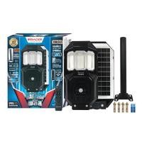 ราคา RACER โคมไฟถนนโซลาร์เซลล์ LED MULTIBRIGHT PLUS 200W DAYLIGHT พร้อมขาจับ สีดำ (YD31838)