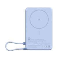 ราคา XIAOMI พาวเวอร์แบงค์ 10000MAH สายชาร์จ USB-C ในตัว รุ่น MAGNETIC POWER BANK สีกรม (YD33488)