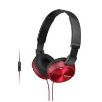 ราคา Sony MDR-ZX310AP หูฟังครอบหูมีสาย Balanced Sound Headphones with Mic หูฟังพร้อมไมค์ - Red (YA07758)