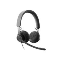 ราคา LOGITECH หูฟังมีสาย รุ่น ZONE WIRED TEAMS สีกราไฟต์ (YB12062)