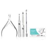 ราคา HANASO ชุดกรรไกรตัดหนังสแตนเลส 4 ชิ้น สี Silver White (YC87342)