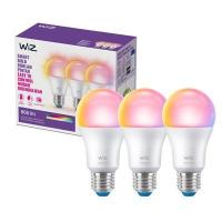 ราคา WIZ หลอดไฟ LED Wi-Fi Multicolor รุ่น RGB กำลังไฟ 8.5 วัตต์ (แพ็ค 3 หลอด) (YD30834)